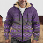 Meeste talvine t&otilde;mblukuga kapuutsiga fliisist kampsun Patch Pocket vabaaja jakiga XXL