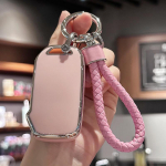 V&otilde;tmehoidja kate v&otilde;tmehoidjapaelaga KIA Sportage R GT Stinger Sorento Ceed Cerato Forte Niro Soul Telluride Protector Keyles jaoks roosa