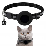 Kassi kaelarihm Helkurrihm kassi kaelarihm AirTagi hoidja ja kellukesega t&uuml;drukutele poisskassidele One Size must