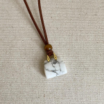 Design Sense Tiger's Eye Stone Looduslikust kivist kotiripatsiga kaelakee Naiste s&uuml;gis- ja talvemood Mitmek&uuml;lgne kaelakett kampsunikett