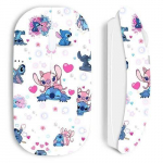 Souris - Maniacase - Stitch Et Angel Dessin - Sans Fil - Design Ergonomique - Confort Optimal