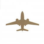 Avion en bois - Marque - Mod&egrave;le - Mati&egrave;re: bois m&eacute;dium - Dimensions: environ 18,5 x 11 cm - Epaisseur 6mm
