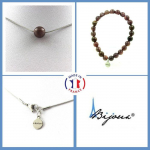 Pierres et Min&eacute;raux. Parure bijoux Bracelet Collier 1 Perle Rubis de Mogok, Birmanie, Taille personnalisable.