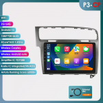 Hizpo Hizpo 10.1 Carplay 4G 2 Din Android 13 Autoraadio Volkswagen Golf 7 2013 - 2017 jaoks Must Hall Videos&uuml;steem GPS DSP Intelligentene Autoradio RDS P3CP G 4Core 2G 64G
