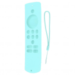 Kaugjuhtimispuldi kate silikoonist pehme libisemisvastane p&otilde;rutuskindel kaitsev kaugjuhtimis&uuml;mbris koos kaelapaelaga piparm&uuml;ndiroheline v&auml;rv