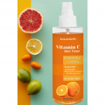 Vitamin C Glow Toner, 100 ml Rich in Antioxidants & Helps Reduce Dark Spots, Hydrating Light Weight Face Spray Toner for All Skin Types, men & women 100ml