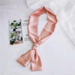 Uus &uuml;hev&auml;rviline sall naistele kevadel ja s&uuml;gisel mitmek&uuml;lgne lindiga randmepael peapael Moodne kaunistus &otilde;pilase kaelakaitse v&auml;ike sall 15*145cm