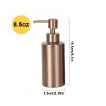 Roostevabast terasest seebi dosaator, korduvt&auml;idetav k&auml;sitsi pressseebi dosaator, hoidmisvedelike, du&scaron;igeelide, &scaron;ampoonide, losjoonide jaoks