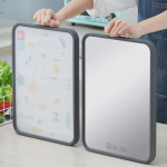 Kahepoolne 304 roostevabast terasest hallitusekindel paksendatud l&otilde;ikelaud 42cm*29cm*2.2cm (Color Box Packaging)