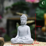 Buddha kuju akvaariumi kaunistus mini budismi kujuke lauakaunistus laua kaunistus kodu zen kuju roheline liivakivi Tai