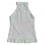 Naiste &uuml;laosa, l&auml;ikiva litriga, varrukateta p&auml;itseteta kaelaga, Slim Fit pullover, &uuml;hev&auml;rviline Stage Performance Club Dance Tank Top Vest h&otilde;be