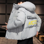 Meeste Harajuku V&auml;rviline Mullmantel Talvejope Meeste T&auml;navamood Hip Hop Parka Korea Kollane Must R&otilde;ivad Puffjoped M hall
