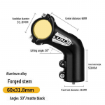 LUNJE 31.8*60mm Alumiiniumsulamist Jalgratta Lenksupikendus - &Uuml;hes t&uuml;kis valatud ja k&otilde;rgendatud, 3D-sepistatud