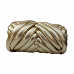 Chunky Yarn Bulky Length 590 inch Weight Jumbo Tubular for Baskets Rug Making Macrame Champagne