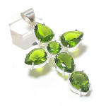 Peridot Handmade 925 Sterling Silver Jewelry Pendant 2.44 a8c56
