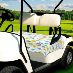 Golf Cart Seat Cover Towel Blanket Easy to Install, Decorative, Comfortable