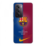 Coque de t&eacute;l&eacute;phone - Maniacase - Oppo Reno 12 5G - Silicone - Souple - Noir - Barcelone FC Real Madrid