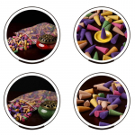 300 tk tagasivoolu viirukikoonused segatud naturaalne viiruk, lilleline lavendel sandlipuu