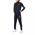 Adidas Aero Lady Sereno l&otilde;ikega treeningkost&uuml;&uuml;m IZA33 kampsun ja p&uuml;ksid M 3-triibuline meeste komplekt, must/valge (H28922)