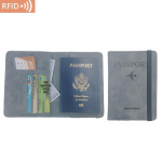 Nahast passihoidja komplekt magnetkinnitusega - Multifunktsionaalne PU nahast dokumendikott