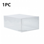 1/2/6 TK Tolmukindel kokkupandav l&auml;bipaistev jalan&otilde;ude &uuml;mbris Hoiukast paksendatud sahtel &uuml;mbris Kingakarbid Virnastatav kast Kingade korraldaja 31x21x12cm