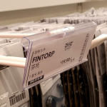 10 tk plastikust sildihoidja, traat riiul jaem&uuml;&uuml;gihinnasildi sildihoidja alus