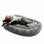 Koeravoodi inimestele - InnovaGoods - XXL - Hall - Ergonoomiline - Eemaldatav kate hall