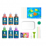 Vesimarmoriseerimise v&auml;rvid K&auml;e-silma koordinatsioon Erksad v&auml;rvid Ohutu h&uuml;drodippimise komplekt hariduseks ja k&auml;sit&ouml;&ouml;ks 6 Colors