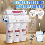 3+3 6-astmeline ultrafiltratsiooniga veepuhastuss&uuml;steem kodu k&ouml;&ouml;gikraani puhasti joogivee filtreerimine majapidamisveefilter 5 Stage