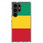 Coque T&eacute;l&eacute;phone &ndash; Samsung &ndash; Galaxy S24 &ndash; Drapeau Guin&eacute;e &ndash; Souple &ndash; mitmev&auml;rviline