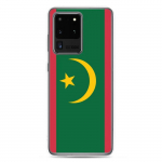 Coque T&eacute;l&eacute;phone &ndash; Samsung &ndash; Galaxy S20 &ndash; Drapeau de la Mauritanie &ndash; Souple &ndash; mitmev&auml;rviline