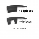 Tesla Model Y 20-tollise rummukorgi paigaloleku rattavelgede autokaitsete jaoks ABS-i rummukorgi kleebised 2024 uute saabuvate autode v&auml;listarvikud