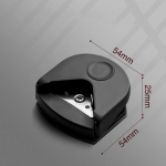 Paberi l&otilde;ikamine ja &uuml;mardamine paberil&otilde;ikur nurgal&otilde;ikur plastikust PVC-kilemasin paberi trimmer kontoritarvikud must