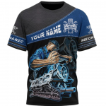 Meeste T-s&auml;rk Vintage T-s&auml;rk Suveriietus Isikup&auml;rastatud nimi Mehhaanik 3D Prinditud topid 5xl T&auml;nava vabaaja spordi suur pullover S