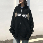 Naiste mood Little Devil Horns kapuutsiga avara pikkade varrukatega dressipluus XXL