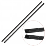 2 tk Uued Mustad Katuseliistu Kaunistusribad 2003-2008 Toyota Corolla jaoks
