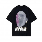 Suvemood Heavyweight Retro Meeste Inglise Kirjad 100% Puuvillane Prinditud &Uuml;markaelus Kvaliteetne Casual Fitness Street T-s&auml;rk M must