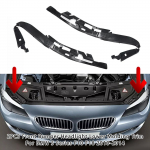 2 tk esikaitseraua esitulede alumine liistude viimistlus BMW 5. seeriale F10 F18 10-14