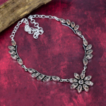 Morganiit K&auml;sitsi Valmistatud Kivist Kaelakee, 925 Prooviga Tahke H&otilde;bedane Kaelakee Antiikne Ehtekomplekt, Kingitus Armastusele