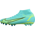 Nike Mercurial Superfly 8 Academy AG D&uuml;naamiline T&uuml;rkiissinine Laimi Helendav Meeste Tennised Sinised CV0842-403 40