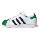 Lego x adidas Superstar J Valge Roheline Laste tossud Pilvevalge S&uuml;simust H03957 35&frac12;