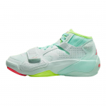 Air Jordan Zion 2 GS Kevadised Korvpalliketsid Lastele Roheline Barely-Green Flash-Crimson DV0992-367 36