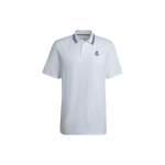 Adidas Real Madrid Jalgpalli Seeria &Uuml;hev&auml;rviline Triibuline Vabaaja L&uuml;hikeste Varrukatega Polo S&auml;rk Meeste T-s&auml;rgid Valge H59050 XL