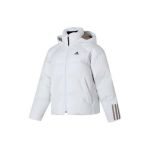 Adidas Outdoor Spordiparkka kolme triibuga logoga Naiste Jakid Valge IL8935 XL