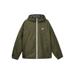 Nike kahepoolne kapuutsiga soe spordijakk meestele Jakk Roheline DH2784-326 S