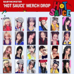Baby Monster babymonster BABYMONSTER uus album kaup HOT SAUCE erifoto kaart juhuslik kaart