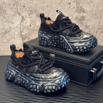 Mood 2025 uus paksude talladega retro spordi mitmek&uuml;lgsed ja trendikad k&otilde;rgust suurendavad vabaajajalatsid Zapatillas Hombre b10 38