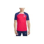 Nike Atl&eacute;tico Madrid Strike Logo Tikitud V&auml;rviplokk &Uuml;mmargune kaelus L&uuml;hike varrukas Jalgpallis&auml;rk Meeste Topid Globaal-Punane DX3010-680 M