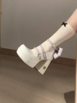 Mood 2025 Uued Magusad Mary Jane Kingad Naistele T&auml;hega Pandlaga Lolita Kawaii Platvormkingad Naiste Vibu-s&otilde;lmega Kingad Armsad Disainerkingad 34 lilla