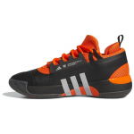 Adidas D.O.N. Number 5 &Uuml;mar nina Paelkinnitusega P&otilde;rutust summutavad Vastupidavad Madalad Korvpallijalatsid Unisex Tossud Must Oranž IE7941 39⅓